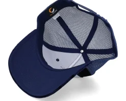 Velvet Caps-Calza Pennello Plague Velvet Navy A-frame Trucker -