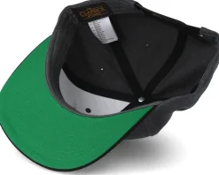 Snapback-Origami Plane Filled Charcoal/Black Snapback -