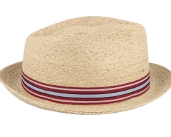 Outlet Stetson Player Raffia Beige Straw Hat -