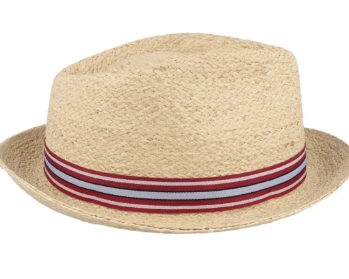 Outlet Stetson Player Raffia Beige Straw Hat -