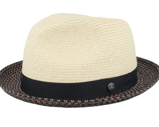 Discount Lierys Player Toyo Black/Red/Nnatural Straw Hat -