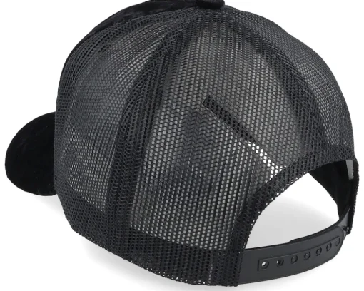 Trucker-Calza Pennello Playing Football Velvet A-Frame Trucker - Black