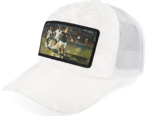 Trucker-Calza Pennello Playing Football Velvet A-Frame Trucker - Black