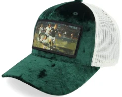 Trucker-Calza Pennello Playing Football Velvet A-Frame Trucker - Black