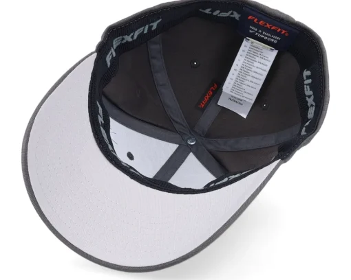 Flexfit-Iconic Poker King Crown Dark Grey Flexfit Wooly Combed -