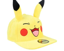 Snapback-Difuzed Pokémon Happy Pikachu Plush Yellow Snapback -