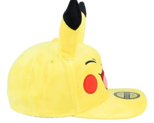 Snapback-Difuzed Pokémon Happy Pikachu Plush Yellow Snapback -