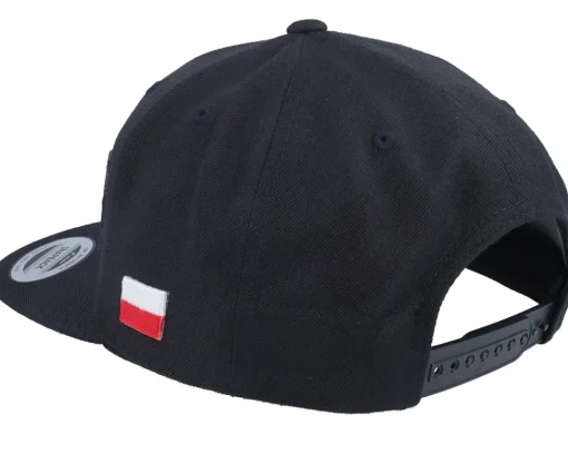 Snapback-Army Head Poland Army Skull Snapback - Black