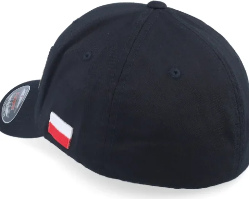 Flexfit-Army Head Poland Army Skull Wooly Combed Flexfit - Black