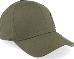 Fashion Army Head Poland Army Skull Olive Wooly Combed Flexfit - Green