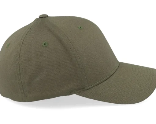 Fashion Army Head Poland Army Skull Olive Wooly Combed Flexfit - Green