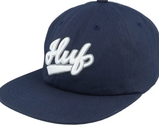 Snapback-HUF Pop Fly 6 Panel Hat Navy Strapback -