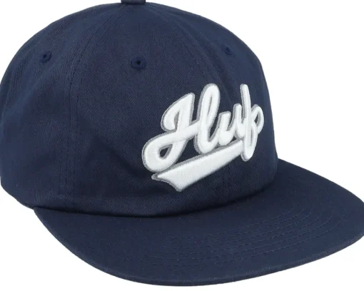 Snapback-HUF Pop Fly 6 Panel Hat Navy Strapback -