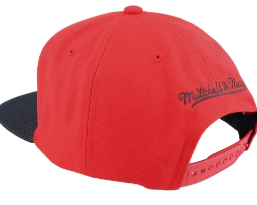 Snapback-Mitchell & Ness Portland Trail Blazers Core Basic Red/Black Snapback -
