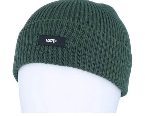 Online Vans Post Shallow Beanie Deep Forest Cuff -