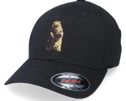 Sale Hunter Prancing Bear Black Flexfit -