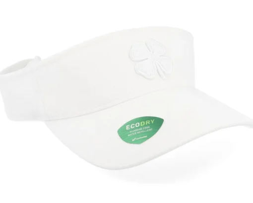 New Black Clover Premier 12 W 3d Clover Visor - White