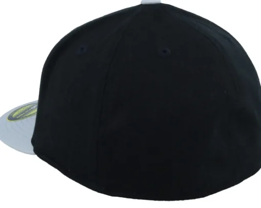 Blanks-Flexfit Premium 210 2-Tone /Grey Fitted - Black