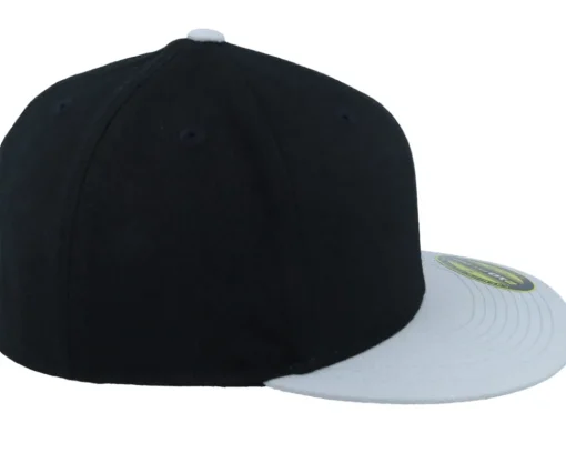 Blanks-Flexfit Premium 210 2-Tone /Grey Fitted - Black