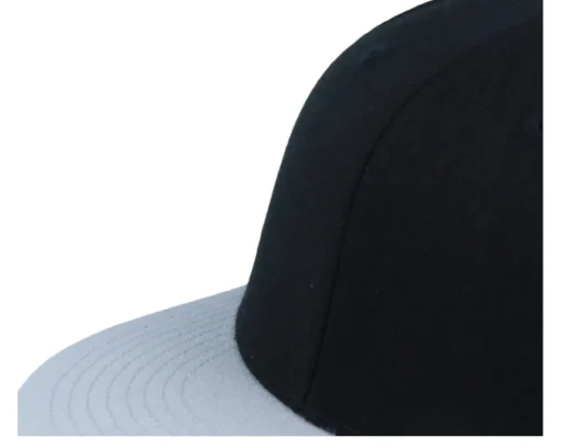 Blanks-Flexfit Premium 210 2-Tone /Grey Fitted - Black