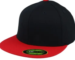 Blanks-Flexfit Premium 210 2-Tone /Grey Fitted - Black