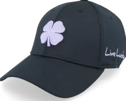Flexfit-Black Clover Premium Clover 120 Black W Lavender Clover Flexfit -