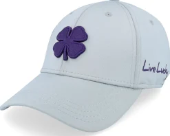 Flexfit-Black Clover Premium Clover 123 Silver/Parachute Purple Flexfit -