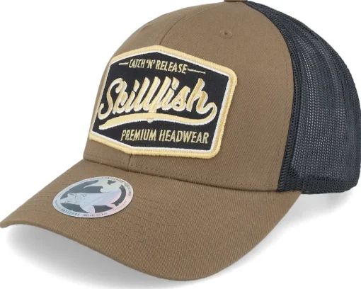 Trucker-Skillfish Premium Fishing Retro Coyote /Black Trucker - Brown