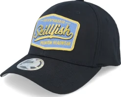 Flexfit-Skillfish Premium Fishing Wooly Combed Black Flexfit -