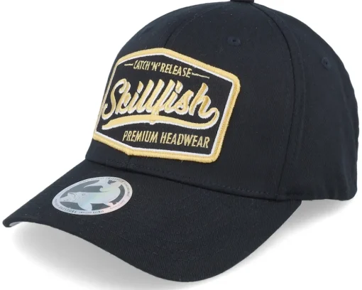 Discount Skillfish Premium Fishing Wooly Combed Black Flexfit -