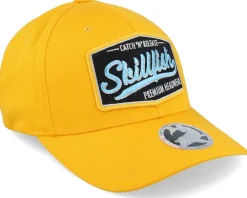 Clearance Skillfish Premium Fishing Wooly Combed Gold Flexfit -