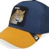 Trucker-Goorin Bros. Premium Pantera Indigo/Yellow A-Frame Trucker -