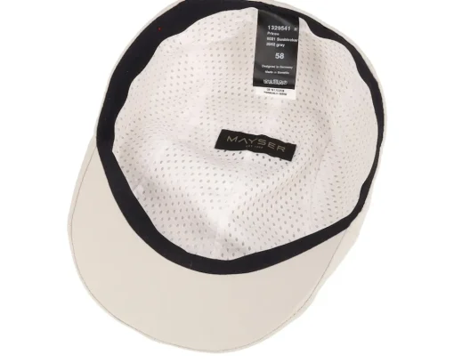 New Mayser Prince Sunblocker Grey Flat Cap -