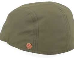 Flat Caps-Mayser Prince Sunblocker Olive Flat Cap - Green