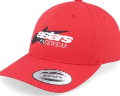 Adjustable | Motor-Alpinestars Profile Hat 30 Red Adjustable -