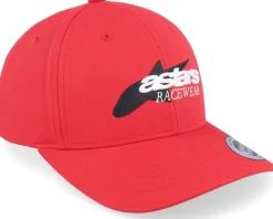 Adjustable | Motor-Alpinestars Profile Hat 30 Red Adjustable -