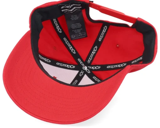 Adjustable | Motor-Alpinestars Profile Hat 30 Red Adjustable -