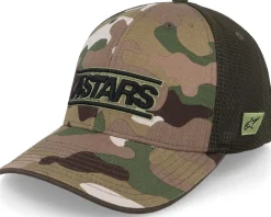 Motor-Alpinestars Proximity Mesh Back Multicam Hat Green Trucker -