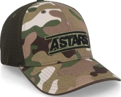Motor-Alpinestars Proximity Mesh Back Multicam Hat Green Trucker -