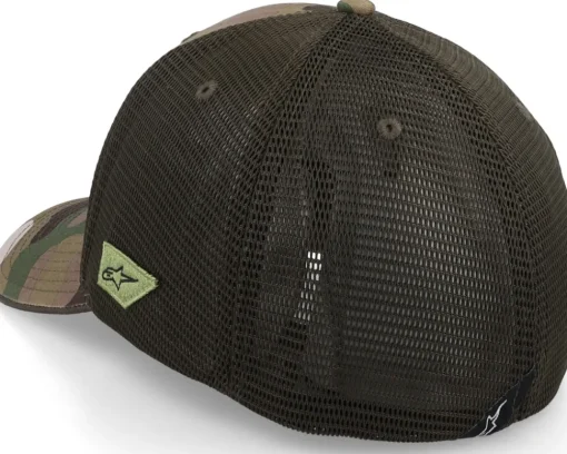 Motor-Alpinestars Proximity Mesh Back Multicam Hat Green Trucker -