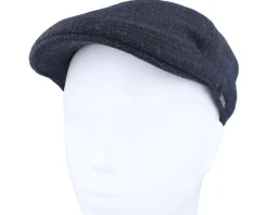 Flat Caps-Wigéns Pub Cap Navy Flat Cap - Blue