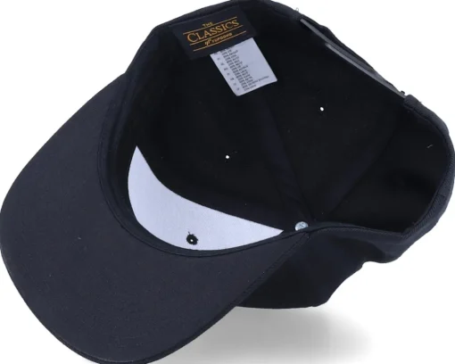 Snapback-Iconic Q Letter 3D Black Snapback -