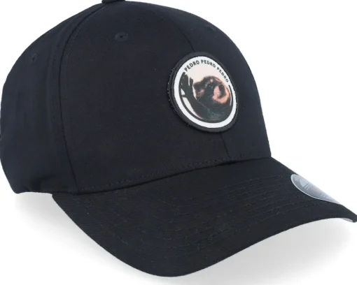 Flexfit-Scenes Raccoon Pedro Round Patch Black Flexfit -