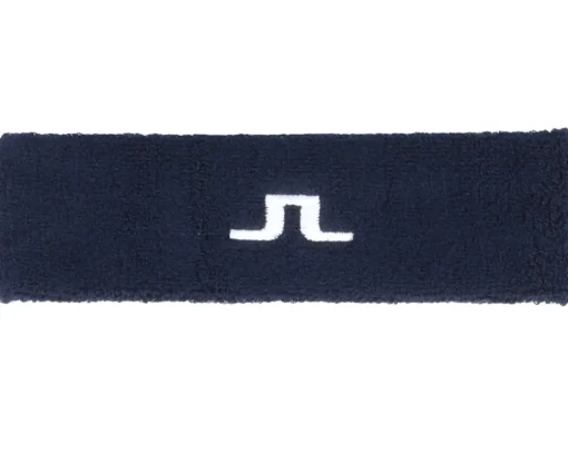 Clearance J.Lindeberg Racket JL Navy Headband - Blue
