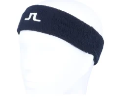 Clearance J.Lindeberg Racket JL Navy Headband - Blue