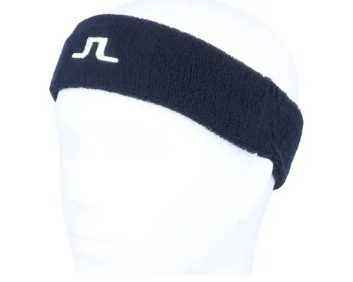 Clearance J.Lindeberg Racket JL Navy Headband - Blue