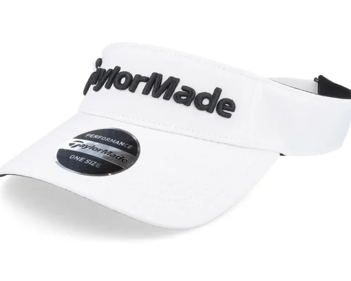 Visor-Taylor Made Radar White Visor -