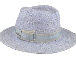 Straw Hat-Stetson Raffia Blue Traveller -