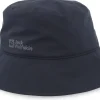 Buckets-Jack Wolfskin Rain Hat Black Bucket -