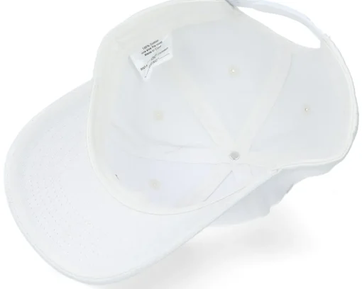 New WeSC Rainbow Embroidered Logo Baseball Hat White Adjustable -